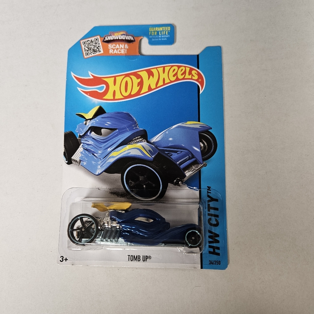 Tomb Up‎ Blue Toy Car Hot Wheels 2014